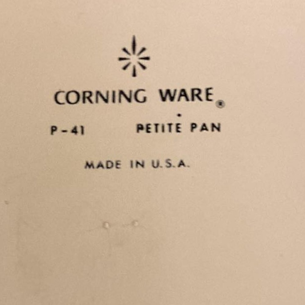 Vintage Cornflower Corning Ware P-2 1/2_B and Petite Dish P_41 - Picture 4 of 12